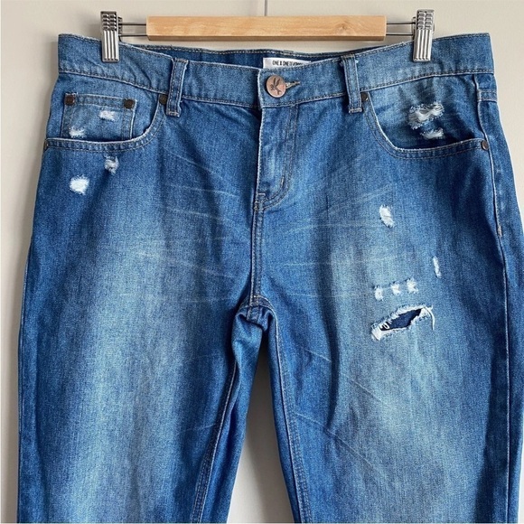One x One Teaspoon Awesome Baggies Jeans Relaxed Leg Sz 31 Distressed - Picture 3 of 11
